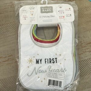 10 holiday bibs brand new